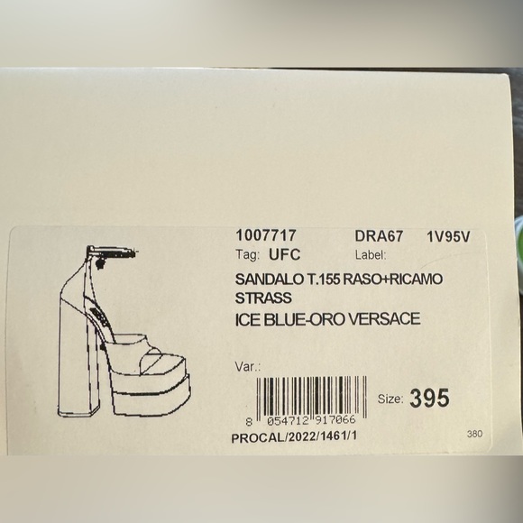 Blue Sky Aevitas Double Platform 39.5 Versace - Picture 11 of 11